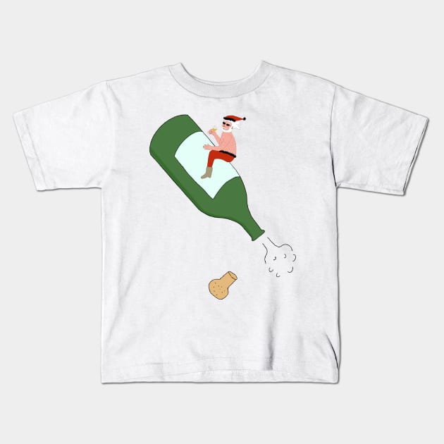 Bad Santa Kids T-Shirt by drFreehair